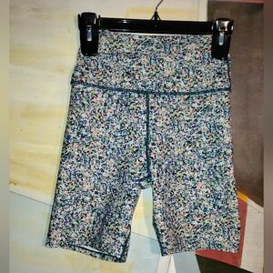 Sage Collective High-Waisted Floral Bike Shorts - Size Small